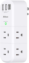 Outlet Extender with Rotating Plug,  Surge Protector 6 AC Multi Plug Wal... - $14.03