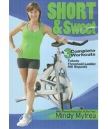 MINDY MYLREA SHORT &amp; SWEET INDOOR CYCLING BIKE DVD NEW STATIONARY BIKE W... - £12.85 GBP