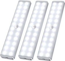 Vont Rechargeable Motion Sensor Closet Light [3 Pack] 3 Modes, 24 LED Motion - £11.34 GBP