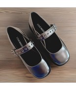 Steve Madden Girls Mary Jane Silver Dress Shoes School Girls Size 1 NEW ... - $475.03 MXN