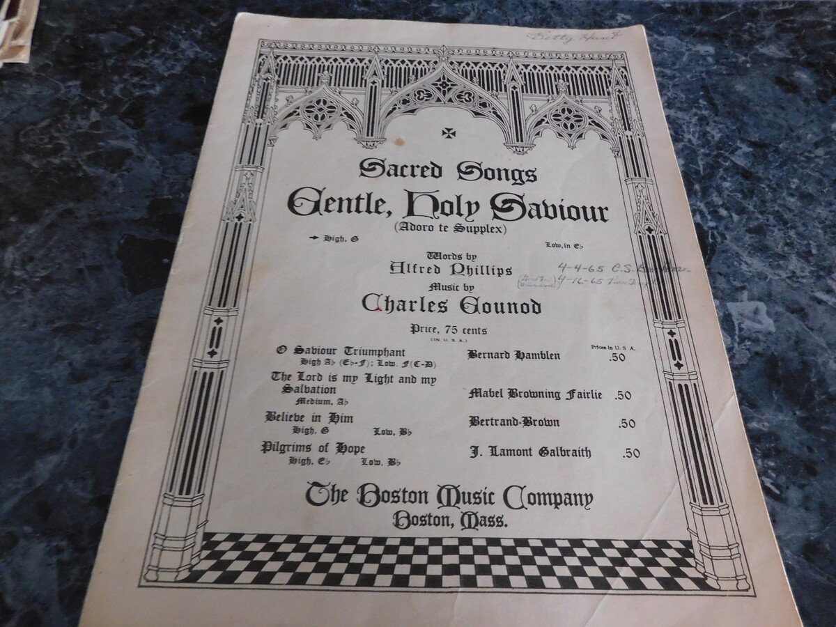 Gentle Holy Savior by Charles Gounod - $2.99