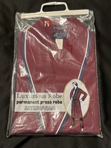 Vintage “After Hours” by Diplomat Men’s Robe Large Maroon Permanent Pres... - $45.00