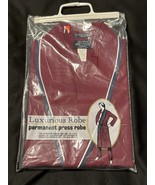 Vintage “After Hours” by Diplomat Men’s Robe Large Maroon Permanent Pres... - $61.75 CAD