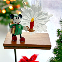 Vintage 2000 Hallmark Keepsake Ornament Mickey&#39;s Bedtime Reading Mickey Mouse - £11.35 GBP