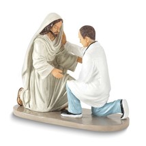 Josephs Studio Jesus and Male Healthcare Worker Resin Figurine - $83.12 CAD