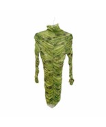 I.AM.GIA Green Celestial Amara Ruched Bodycon Mesh Dress Small - £58.83 GBP