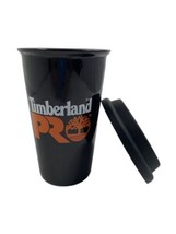 Timberland Pro Ceramic Travel Coffee Cup Mug Double Walled With Lid 12 oz - $19.75