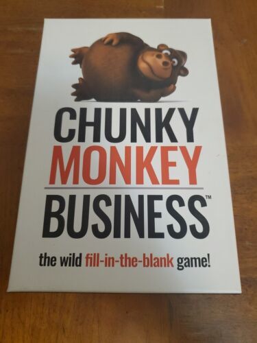 CHUNKY MONKEY BUSINESS by Good Game Company the wild fill in the blank W... - $10.36