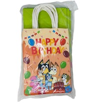 Bluey Happy Birthday Paper Gift Bags (pack of 16) 8&quot;L x 6&quot;W - £19.89 GBP