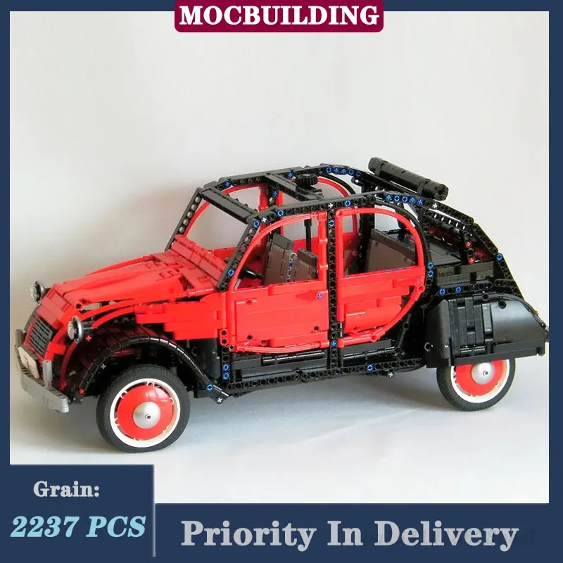 MOC City Technology Convertible Model Building Block Assembly Car Boy Christmas - £278.18 GBP