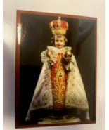 Infant of Prague Wood Rosary Box with Rosary, New from Colombia #L039 - $547.82 MXN
