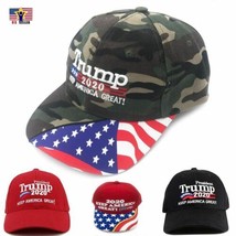 Donald Trump 2020 Hat Keep America Great Embroidered USA MAGA Visor Baseball Cap - £7.21 GBP