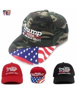 Donald Trump 2020 Hat Keep America Great Embroidered USA MAGA Visor Base... - £7.17 GBP