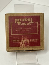 Vintage Federal Mogul bearings box with 28 Vintage dominos - $9.49