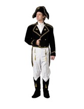 Deluxe Napoleon Bonaparte Theatrical Quality Costume, XLarge Black - £320.50 GBP