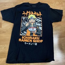 Naruto Shippuden Ichiraku Ramen Shop Shonen Jump Black Size Large T-Shirt - £7.82 GBP