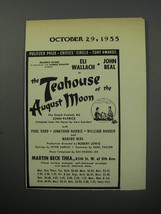 1955 The Teahouse of the August Moon Play Ad - Pulitzer Prize - Critics&#39; Circle  - £13.82 GBP