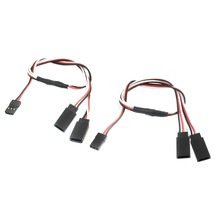 uxcell 2pcs RC Lipo Battery M/F JST Y Splitter Connector Cable Wire 30cm - $14.99