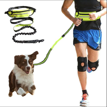 Ultimate Hands-Free Dog Leash Belt With Bungee Leash, Phone Pocket, And Water Bo - £27.26 GBP