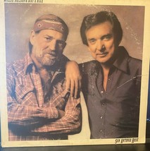 Willie Nelson &amp; Ray Price San Antonio Rose LP 1980 Columbia Records - £5.29 GBP