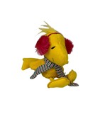 Vintage Kohl’s Peanuts Woodstock Winter Scarf Earmuffs 8&quot; Beanbag Plush - $147.62 MXN