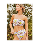New FREE PEOPLE Beth Richards Delrey Bikini Top + Bottoms $240 LARGE  - £84.48 GBP