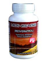  Resveratrol Moinsage 60 Caps Original 100% Natural - $17.19