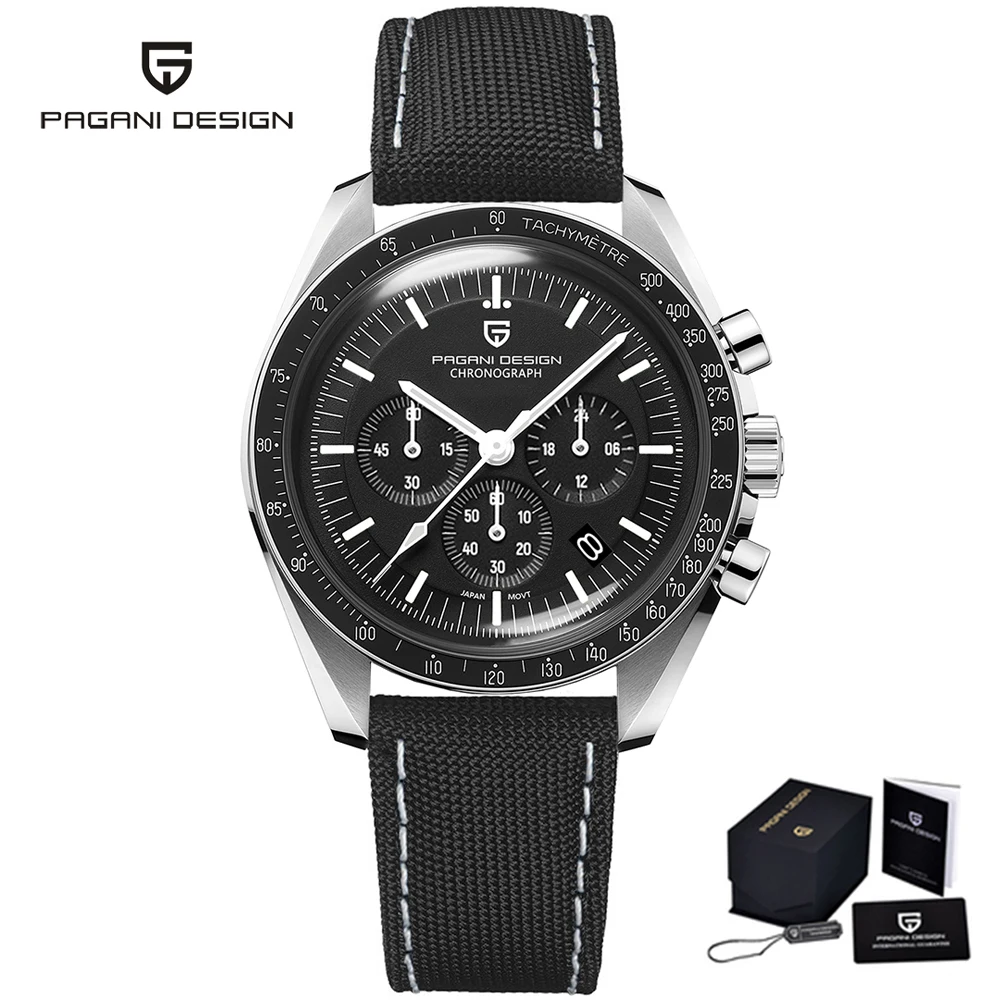New Luxury Quartz Watch For Men Sapphire Automatic Date 100M Waterproof ... - £185.98 GBP
