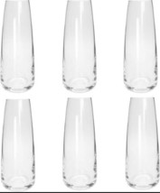 Funsoba Clear Glass Bud Vase Set of 6 - Small Vases for Flowers- Cute Glass Vase - £18.39 GBP
