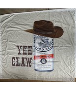 White Claw Hard Seltzer Flag Banner Yee Claw Cowboy Hat Dorm Man Cave 55... - $49.45