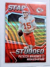 2021 Panini Rookies and Stars Patrick Mahomes II Star Studded Red Refractor Foot - £42.95 GBP