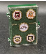 2000 Disney’s Golf Course Logo Brass Post Gold Ball Markers 4 Piece Set ... - $17.81