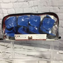 Paw Tech Paw Protection Dog Shoes Sz Medium Blue Black New - £7.87 GBP