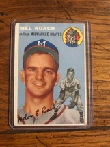Mel Roach 1954 Topps Baseball Card (0371) - $9.00