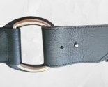 Womens Linea Pelle Black Woven Belt 050931 Genuine Leather - $556.56 MXN