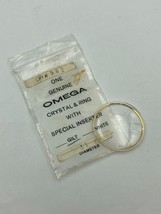 NOS Vintage Omega watch crystal PX 982 with GP tension ring Genuine 100% - $75.00