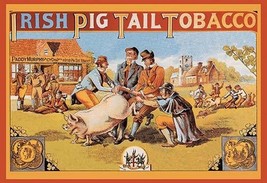 Irish Pig Tail Tobacco - Art Print - £17.29 GBP+