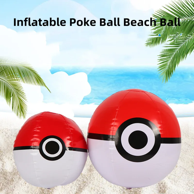 Pokemon cartoon elf ball inflatable toys beach volleyball anime figure pokemon - £7.62 GBP