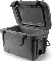 Arctic Zone Titan Deep Freeze Premium Ice Chest Roto Cooler With, Blue And Gray. - £181.79 GBP