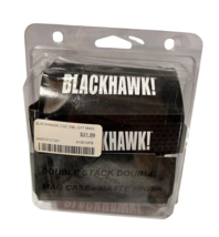 Blackhawk Double Stack 9/10/mm Double Mag Case for .40 &amp;.45 cal Matte Fi... - $27.40