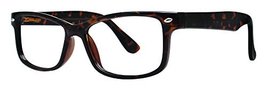Buzz Unisex Eyeglasses - Modern Collection Frames - Tortoise 54-16-145 - £46.99 GBP