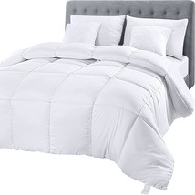 Utopia Bedding Comforter Duvet Insert - Quilted Comforter With, Queen, White - $38.99