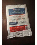 Redtree Heavy Duty Clear Plastic Drop Cloth - $21.31 CAD
