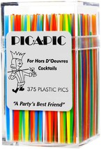 PIC-A-PIC 375 Plastic pArTy PICS Picks appetizer bar party ToothPicks So... - $26.22