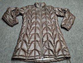 Outoor Research Down Feather Long Quilted Puffer Parka Women Small Brown... - £73.15 GBP