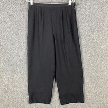 David Dart Pants Trousers Women&#39;s Medium Black 100% Rayon Made In USA - €11,42 EUR