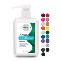 Keracolor Clenditioner Hair Dye Depositing Color Conditioner Emerald 12 oz - £15.14 GBP