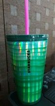 Starbucks 2021 Holiday Green Iridescent Waves Tumbler 16 oz - $19.99
