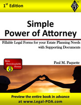 Simple Power of Attorney - Full Version - Hardcover - £30.08 GBP