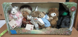 NOS Boyds Bears Wizard Of Oz Collection 6 Piece Jointed Plush Set 567934  C - £149.23 GBP